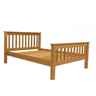 Single Premier Paris Oak Slatted Low End Bed - 3ft - Free Delivery*