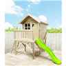 5 x 7 Jake Wooden Tower Platform Playhouse with Slide , Apex roof, Single Door and Window.	