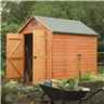 8 x 6 Deluxe Security Tongue and Groove Shed (12mm Tongue and Groove Floor)