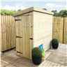 3 x 6 Pent Garden Shed - 12mm Tongue and Groove Walls - Pressure Treated 