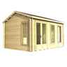 3.5m x 3.5m (12 x 12) Log Cabin (2039) - Double Glazing (44mm Wall Thickness)