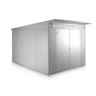 8 x 12 XX Large Premier Heavy Duty Metal Metallic Silver Shed  (2.6m x 3.8m)