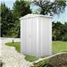 6 x 3 Premier Heavy Duty Metal Silver Metallic Shed (1.72m x 0.84m)