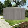 10 x 7 Premier Heavy Duty Metal Dark Quartz Grey Shed (3.16m x 2.28m)