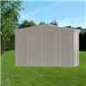 10 x 5 Premier Heavy Duty Metal Quartz Grey Shed (3.16m x 1.56m)