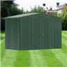 10 x 5 Premier Heavy Duty Metal Dark Green Shed (3.16m x 1.56m)