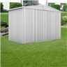 10 x 5 Premier Heavy Duty Metal Silver Metallic Shed (3.16m x 1.56m)