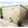 9 x 5 Pent Garden Shed -12mm Tongue and Groove Walls - Pressure Treated - Single Door - Windowless 