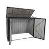 7 x 3 Triple Bin Store Anthracite Grey (2.33m x 0.95m)