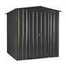 6 x 5 Premier EasyFix – Apex – Metal Shed - Anthracite Grey (1.84m x 1.54m)