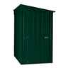 4 x 6 Lean To Heritage Green Metal Shed (1.13m X 1.71m)