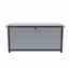 4 x 2 (1.25m x 0.62m) Plastic Cushion Box - Light Grey