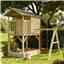 8 x 9 Beach Hut Playhouse With Swing (2.43m x 2.78m)