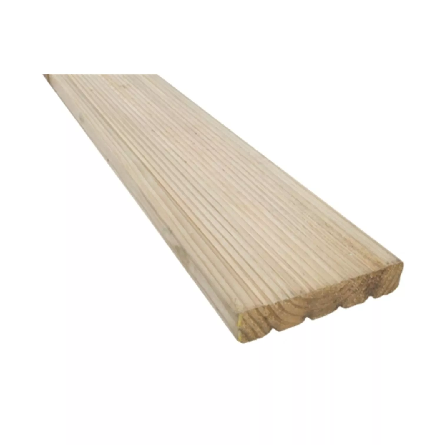 Pack of 20 - 29mm Thick Pressure Treated Timber Decking Board - 124mm (W) x 3000mm (L)