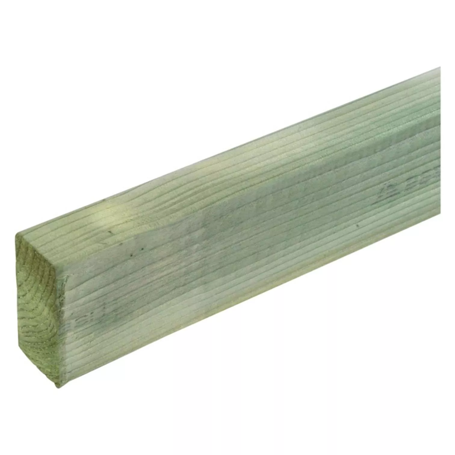 Pack of 10 - Kiln Dried C24 Sawn Treated Green Easi Edge - 100mm (H) x 47mm (T)x 3600mm (L) (Finished size: 95mm x 45mm)