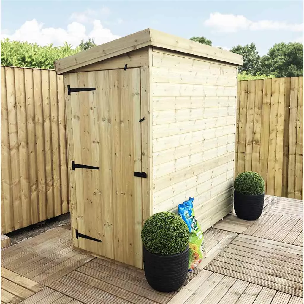 3 x 8 Windowless Pressure Treated T&G Pent Shed (door Panel Sloping Left To Right) product image