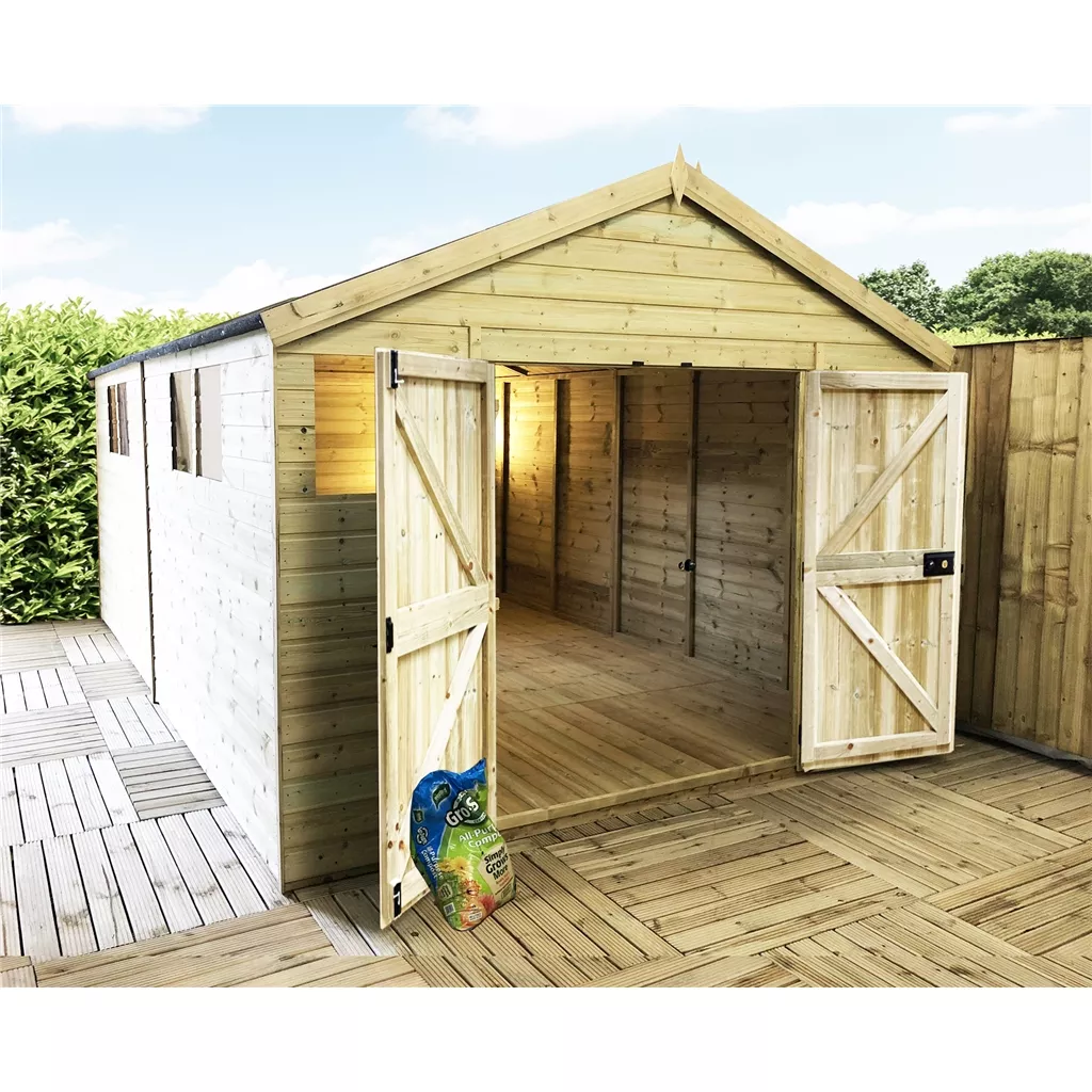 30 x 15 Premier Pressure Treated Apex Workshop
