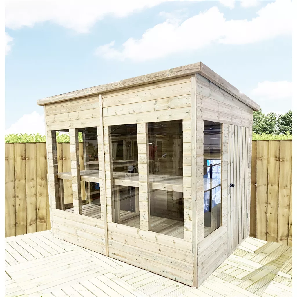 11 x 9 Pressure Treated Pent Potting Summerhouse