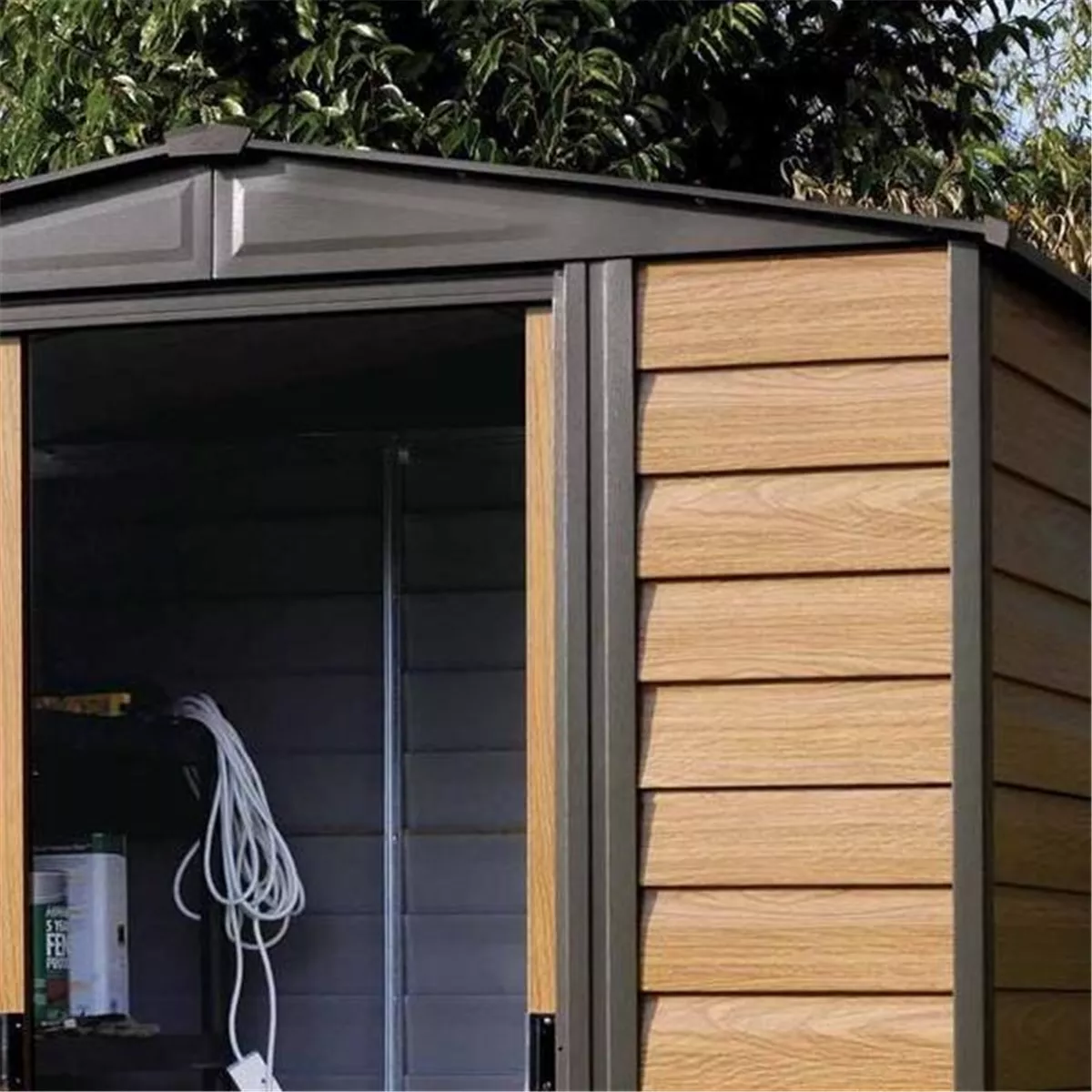 6 x 5 Deluxe Woodvale Metal Shed (1.94m x 1.51m) product image