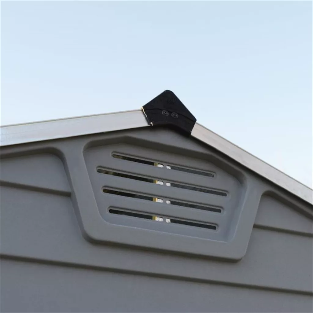 10 x 6 Double Door Apex Plastic Shed with Skylight Roofing product image