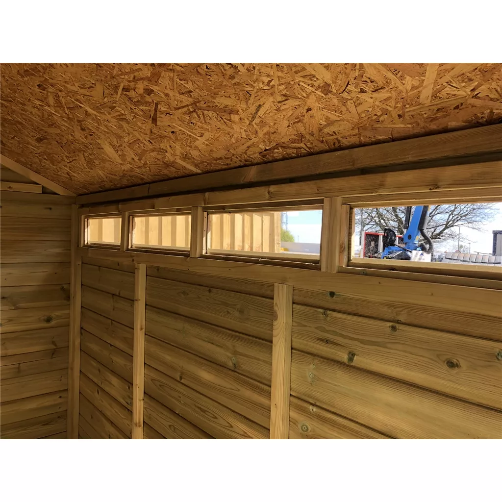 5 x 4 Security Pressure Treated T&G Apex Shed + Single Door product image