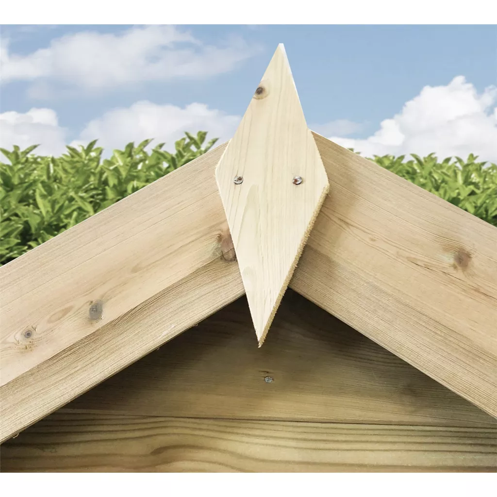 14 x 4 Pressure Treated T&G Single Door Apex Shed (low Eaves) + 4 Windows product image