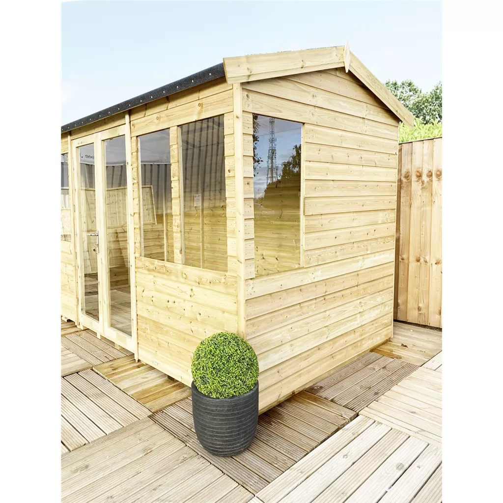 10 x 10 Reverse Pressure Treated Apex Summerhouse product image