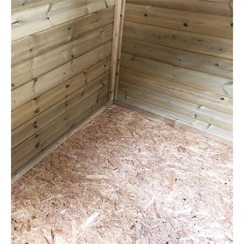 7 x 4 T&G Apex Shed + Double Doors + Low Eaves + 1 Window product image