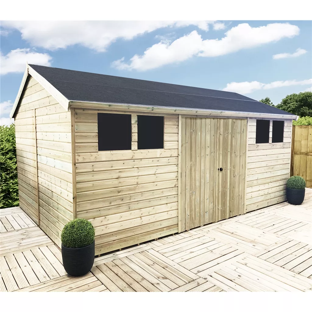 17 x 14 Reverse Premier Pressure Treated Apex Workshop product image