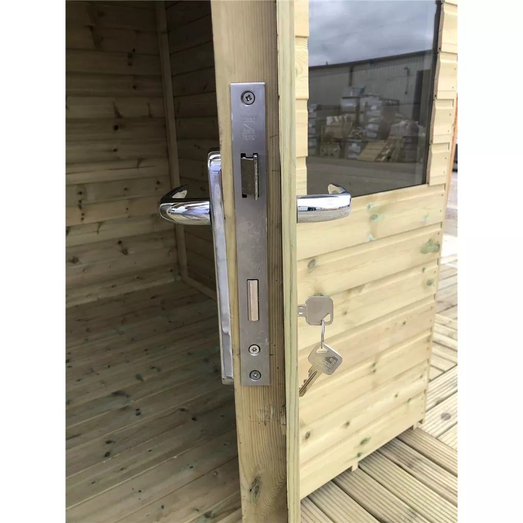 9 x 13 Pressure Treated Apex Summerhouse – Long Windows product image