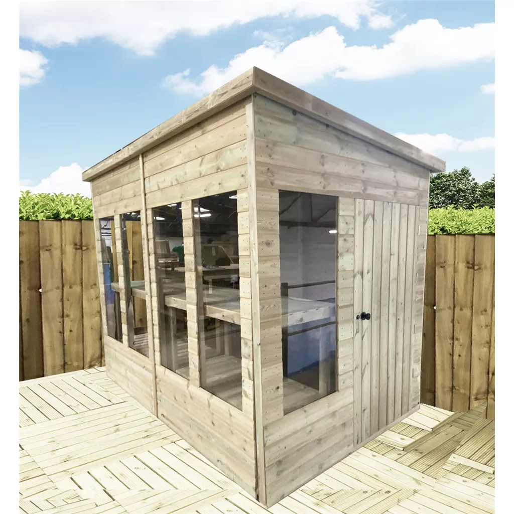 13 x 10 Pressure Treated Pent Potting Summerhouse product image
