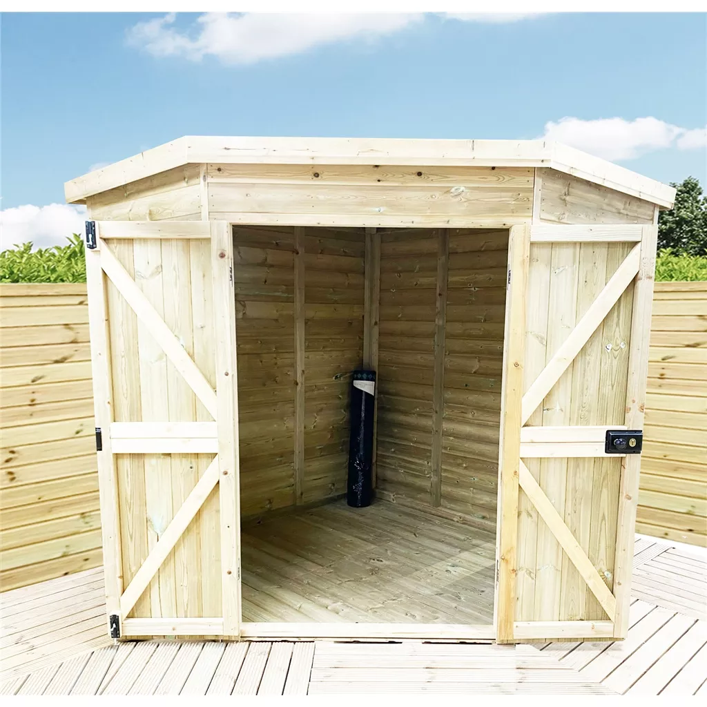 10 x 10 Corner Pressure Treated Workshop product image
