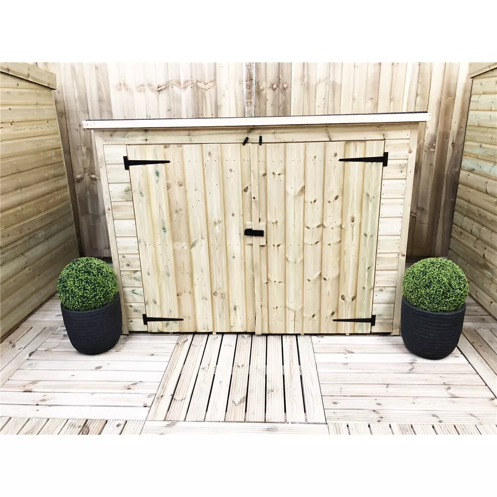 6 x 6 Pressure Treated T&G Bike Store With Double Doors product image