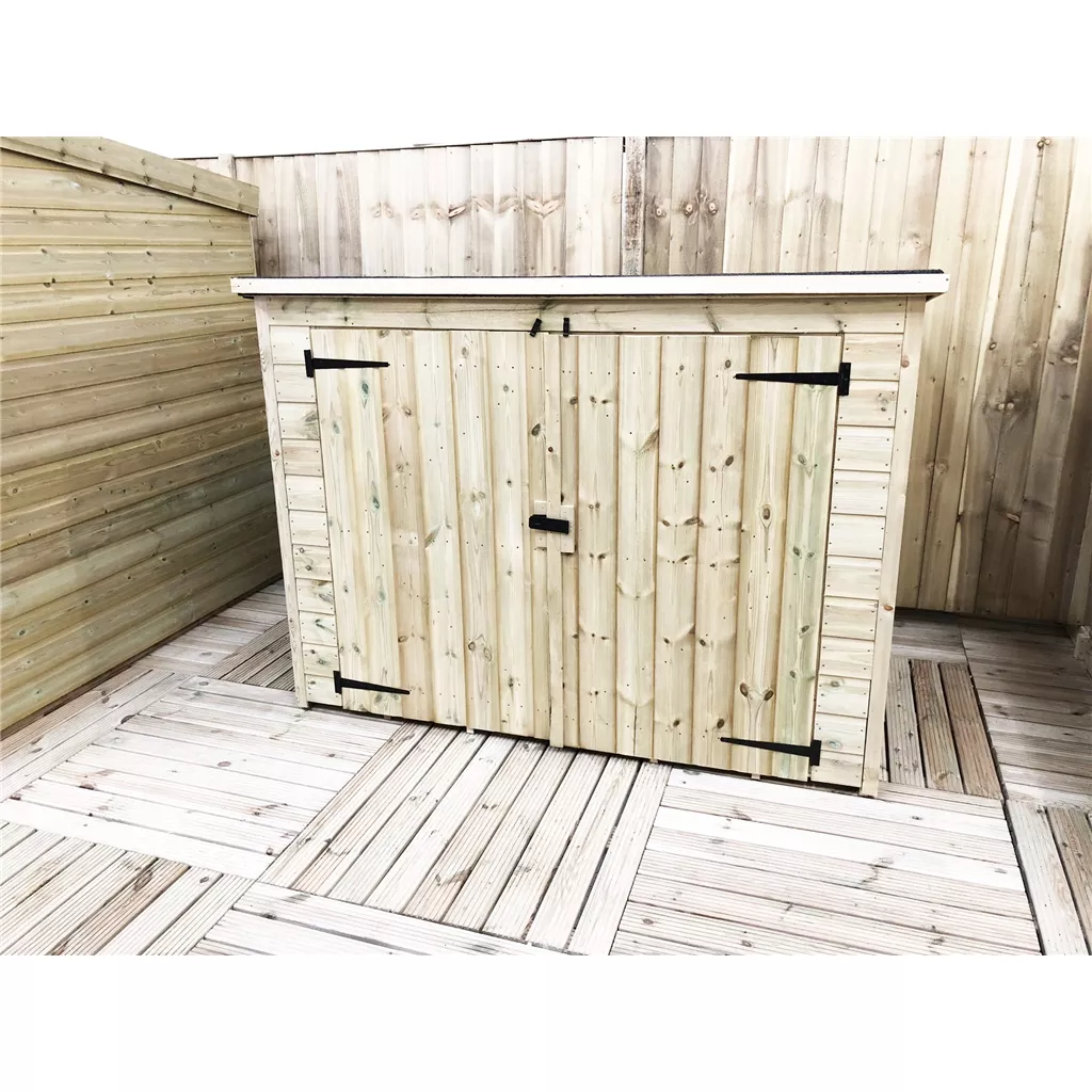 7 x 5 Pressure Treated T&G Bike Store With Double Doors product image