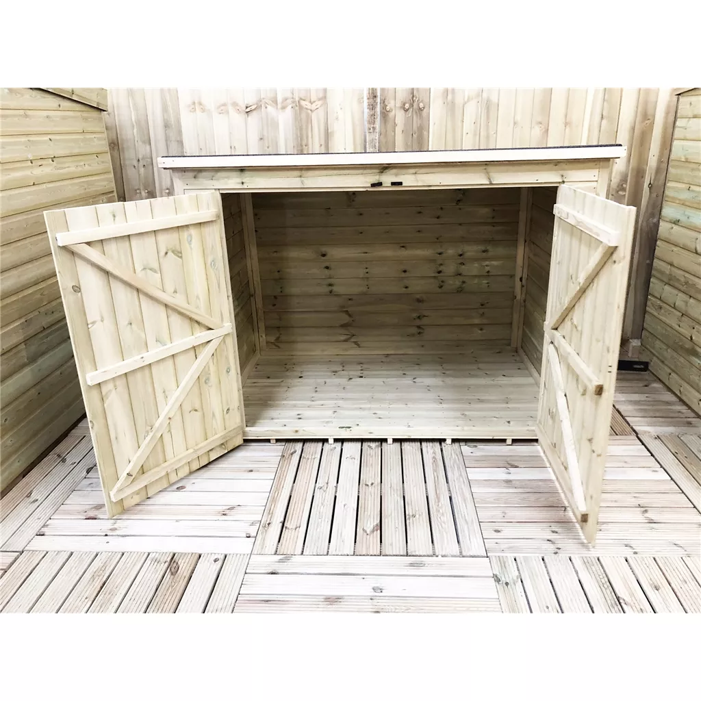 9 x 6 Pressure Treated T&G Bike Store With Double Doors product image