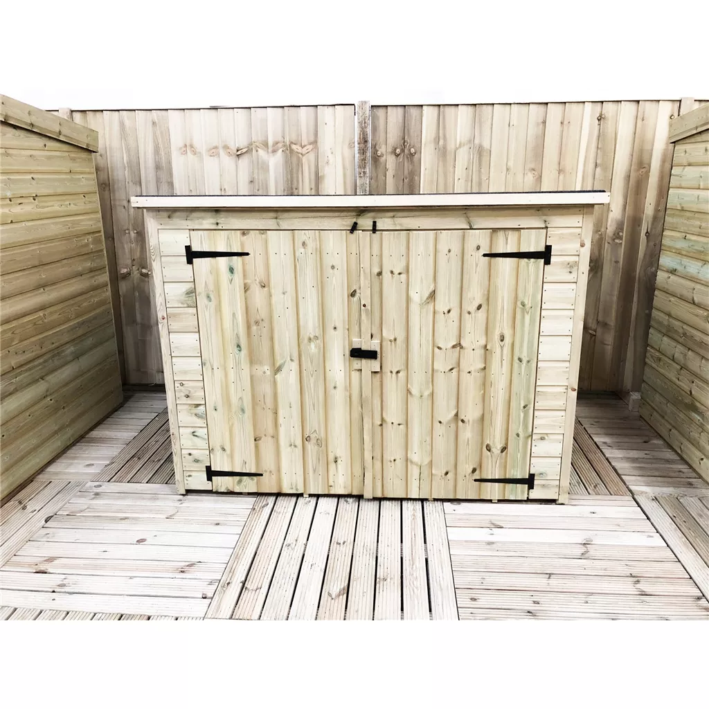 10 x 4 Pressure Treated T&G Bike Store With Double Doors product image