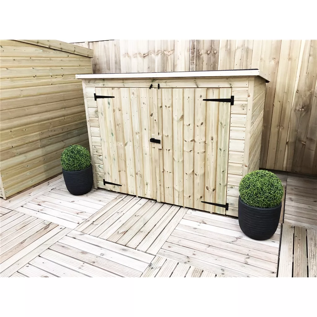 10 x 6 Pressure Treated T&G Bike Store With Double Doors product image