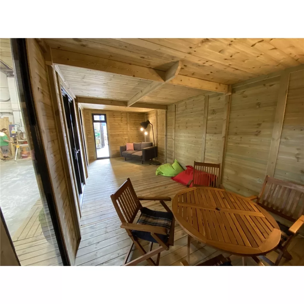 20 x 16 Executive Plus Insulated Garden Office – PVC French Doors & Windows product image