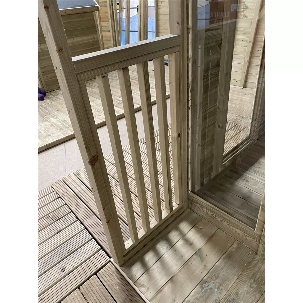 12 x 14 Pressure Treated Apex Summerhouse with Verandah product image
