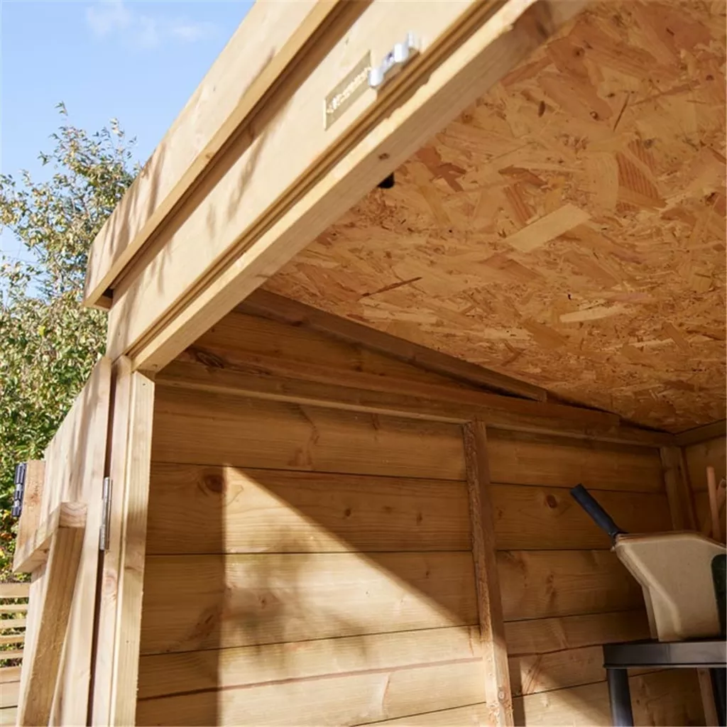 Cheshire 8×6 Shiplap Apex Shed Double Door with One Window product image