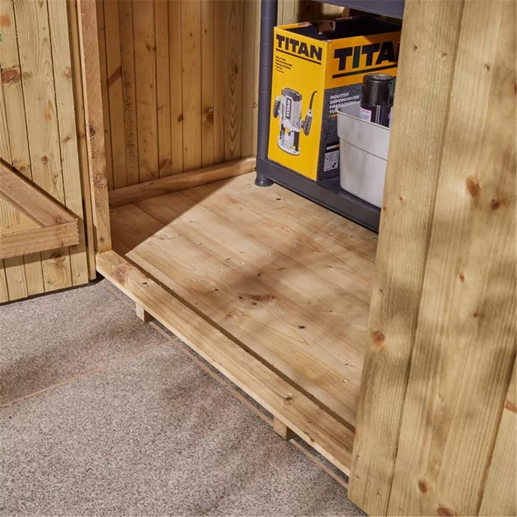 Cheshire 4 × 3 Heritage Pressure Treated T&G Shed With a Single Door product image