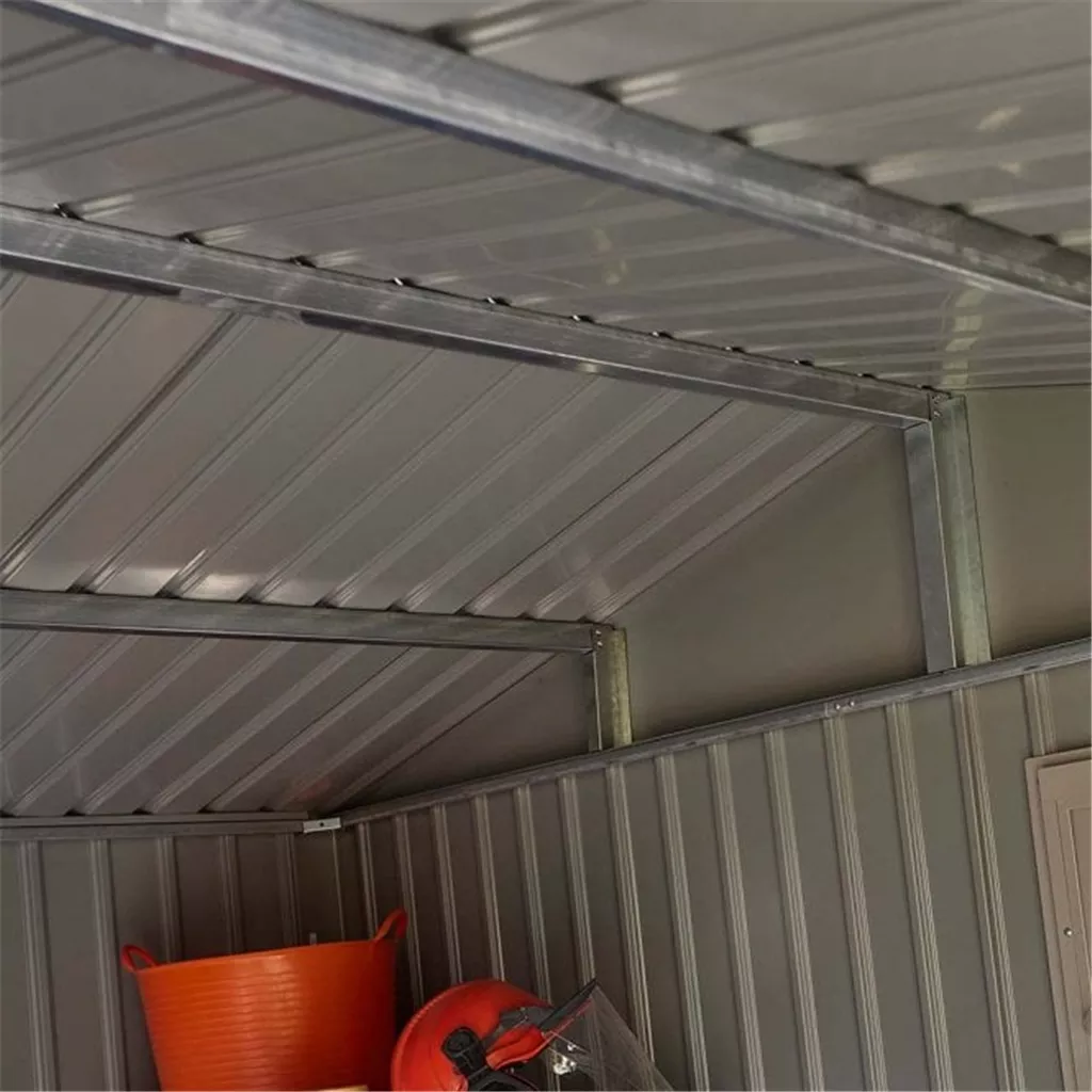 10 x 8 Deluxe Ashford Metal Apex Shed – Double Door, Assembly product image