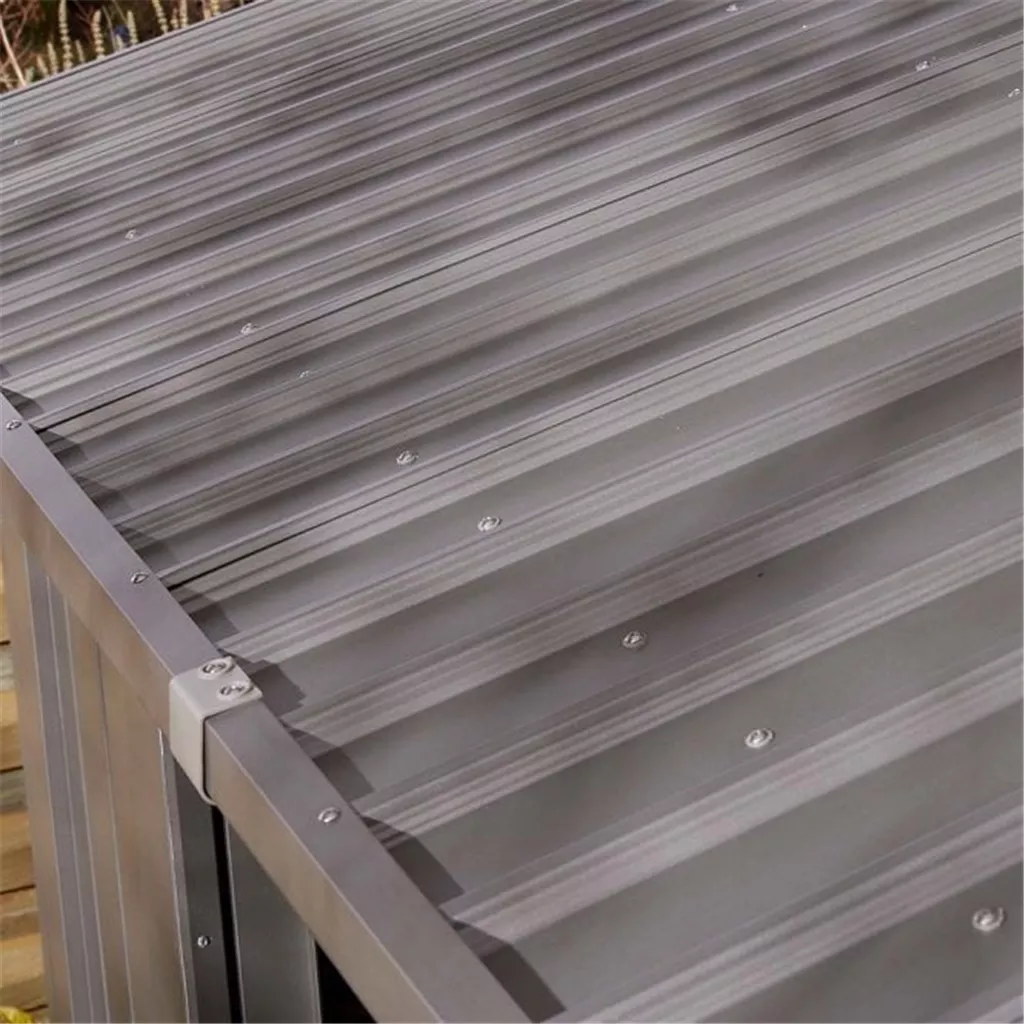 10 x 10 Deluxe Ashford Metal Apex Shed – Double Door, Assembly product image